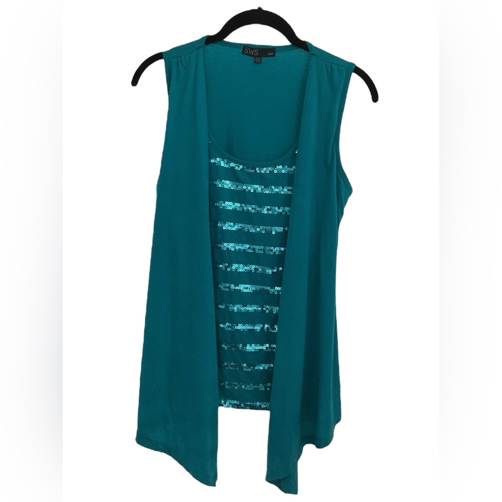 Blue🩵Sleeveless Tank Top